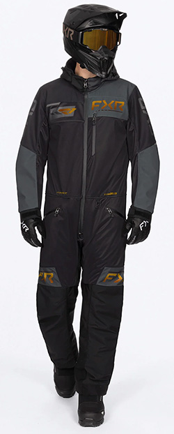 FXR MENS REVO MONOSUIT (BLACK/KASH)