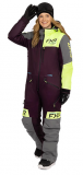 LADIES FXR REVO INSULATED MONOSUIT (PLUM)