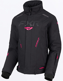 FXR LADIES TEAM FX JACKET (BLACK/RAZZ)