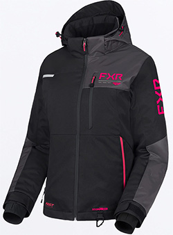 FXR LADIES FRESH JACKET (BLACK/RAZZ)