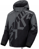 FXR CHILDS/YOUTH COLD CROSS JACKET (BLACK/GREY)