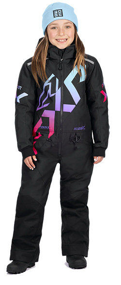 FXR CHILDS/YOUTH COLD CROSS MONOSUIT (TWILLIGHT)