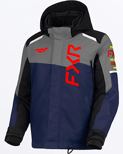 FXR CHILDS/YOUTH HELIUM JACKET (MIDNIGHT/TI/RED)