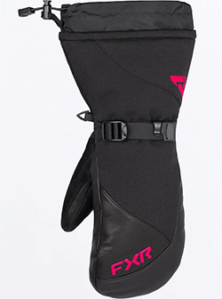 FXR LADIES COMBAT MITT (RAZZ)