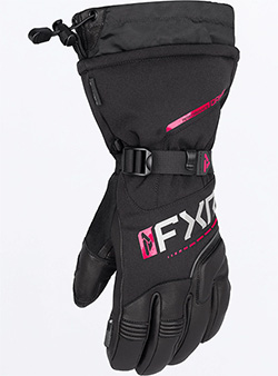 FXR LADIES FUSION GLOVE (RAZZ)