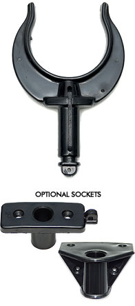 BLACK NYLON ROW LOCKS