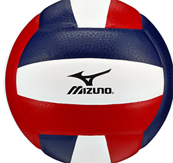 MIZUNO MZ5 VOLLEYBALL (PATRIOT BLUE/WHITE)