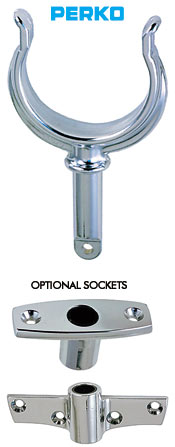 PERKO CHROME OARLOCK HORNS & SOCKETS