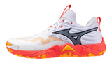 MIZUNO UNISEX MOMENTUM 5 (WHITE/CORAL)