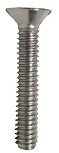 STAINLESS STEEL FLAT HEAD MACHINE SCREWS