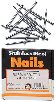 STAINLESS STEEL FINISHING NAILS (304)