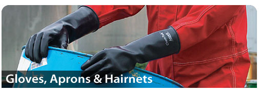Gloves, Aprons & Hairnets