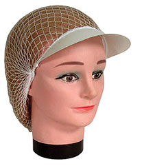 HAIR NET WITH VISOR