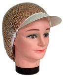 HAIR NET WITH VISOR