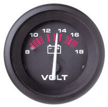 TELEFLEX AMEGA VOLTMETER GUAGE