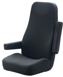 SEAPOST CLOTH SEAT WITHOUT ARMS (BLACK)