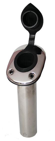 STAINLESS STEEL ROD HOLDER WITH CAP