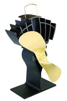 ECOFAN WOOD STOVE FAN (BLACK/GOLD)